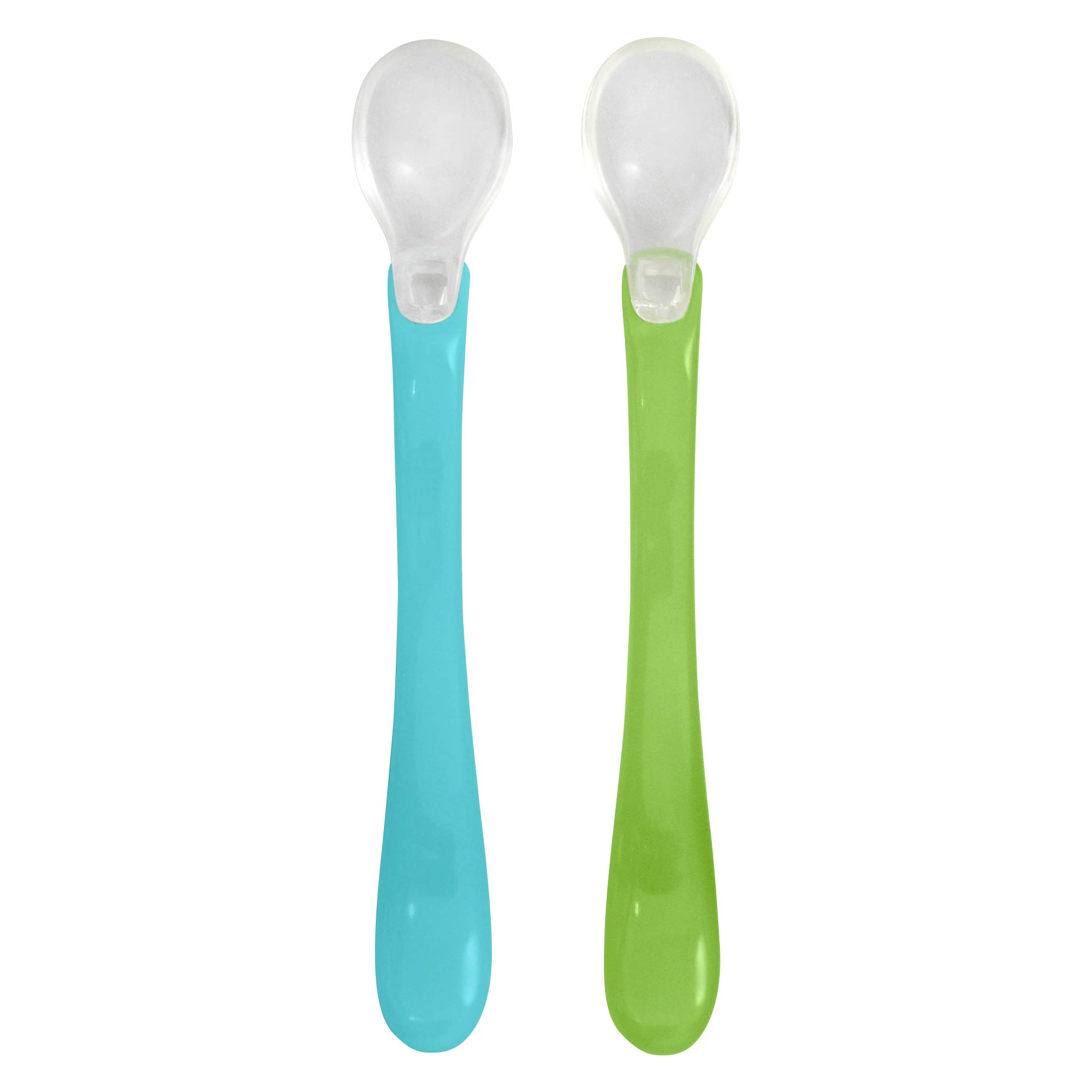 Green Sprouts Feeding Spoons (6 to 12 Months, Aqua, Pack of 2)