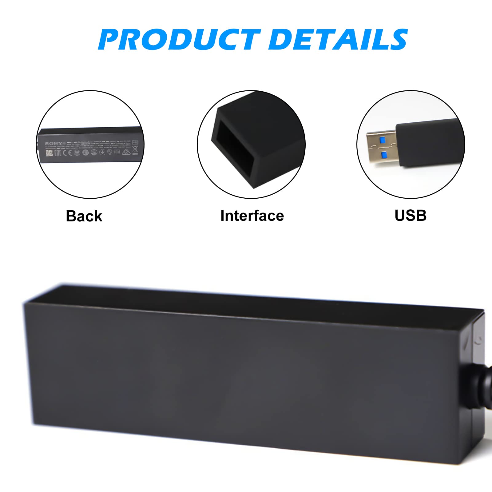 Nizirioo adapter PS vr ps5, adapter kamery PS4/PSVR na PS5, czarny