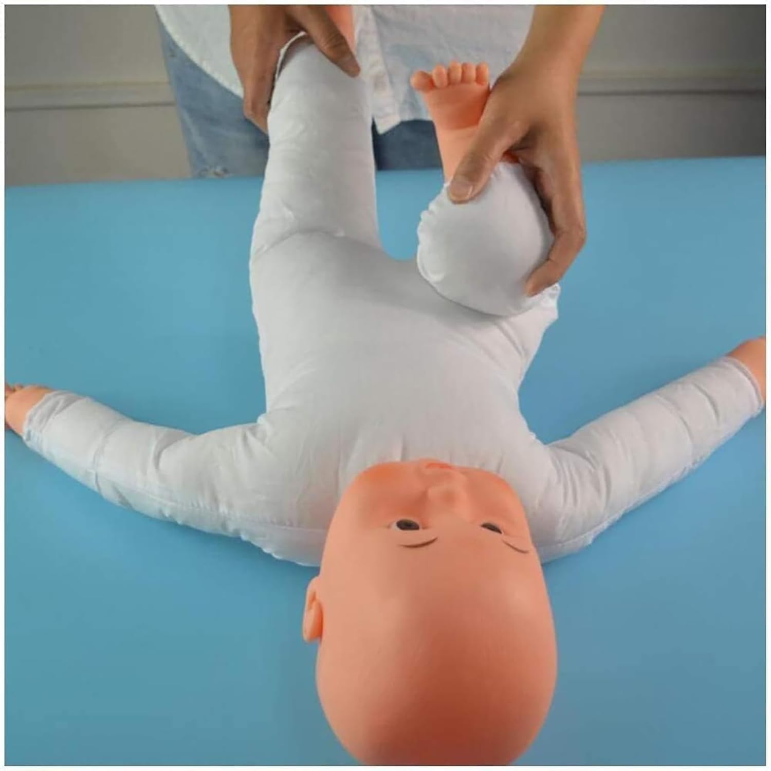 Manichino neonato 20 pollici 60 cm bambola tattile esercizi passivi modello didattico reborn realistica figura intera esposizione pannolini