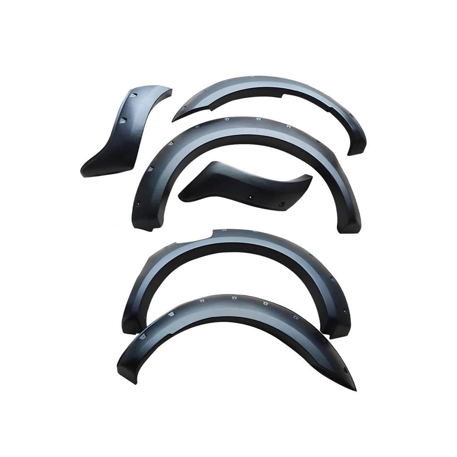Kanhaoni Tiras Anticolisión Cejas para Ranger T7 2015-2018,Wheel Well Arch Eyebrow Protector Coche Arcos De Rueda De Coche