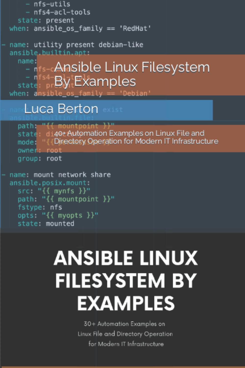 Ansible Linux Filesystem By Examples: 30+ Automation Examples on Linux File and Directory Operation for Modern IT Infrastructure Paperback – 16 April 2022
