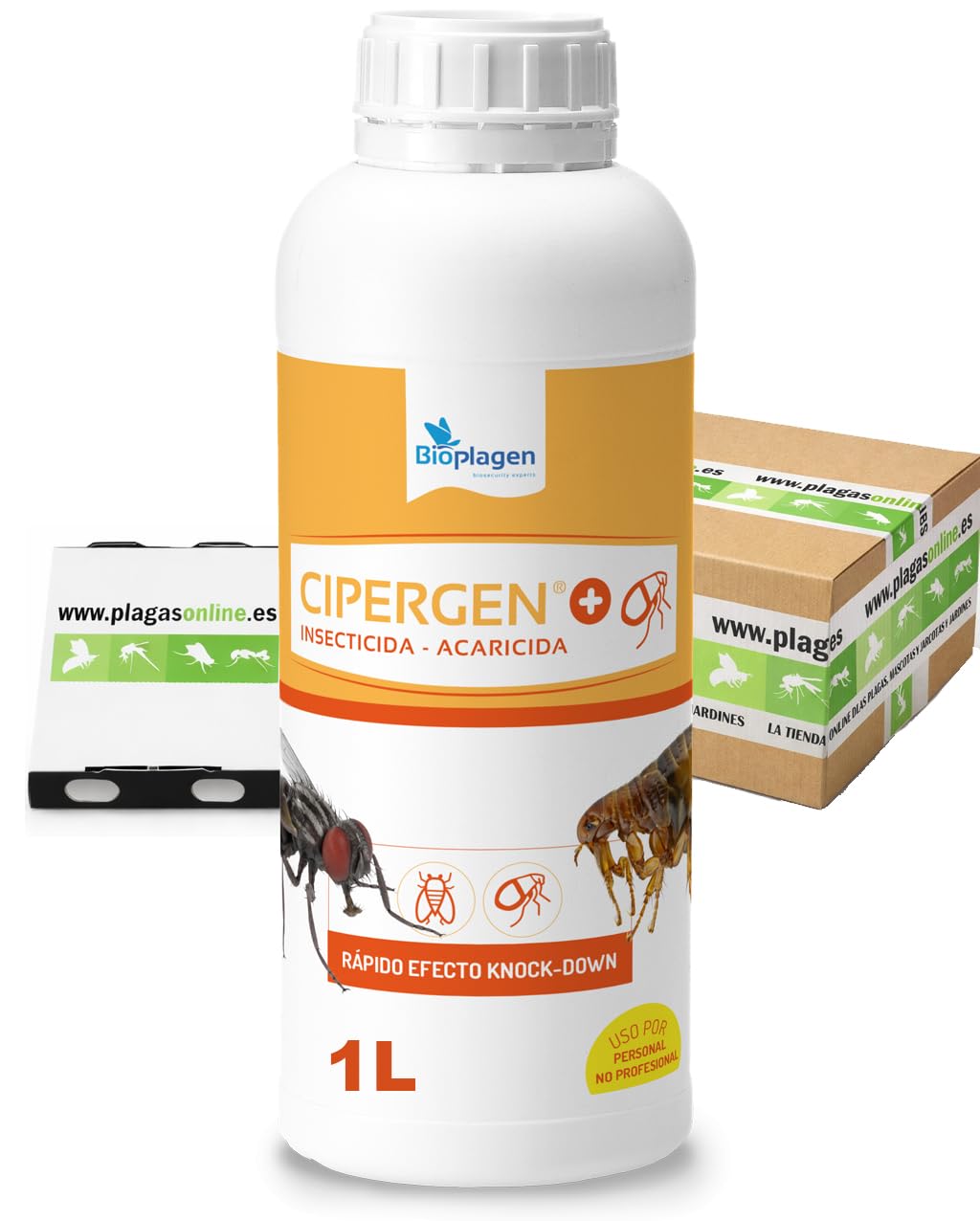 CIPERMETRINA 9,3% Insecticida Acaricida Concentrado 1L Mosquitos Moscas Pulgas