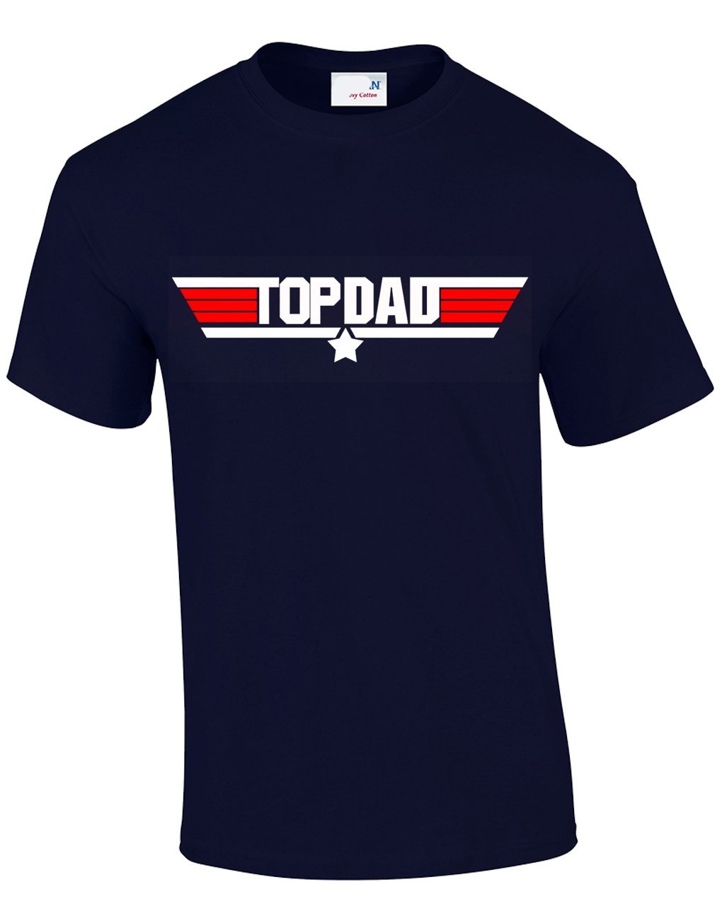 Crown Designs Men's Navy Top Dad Action Movie Film Inspired For & Teenagers T-Shirts Tops - /Large