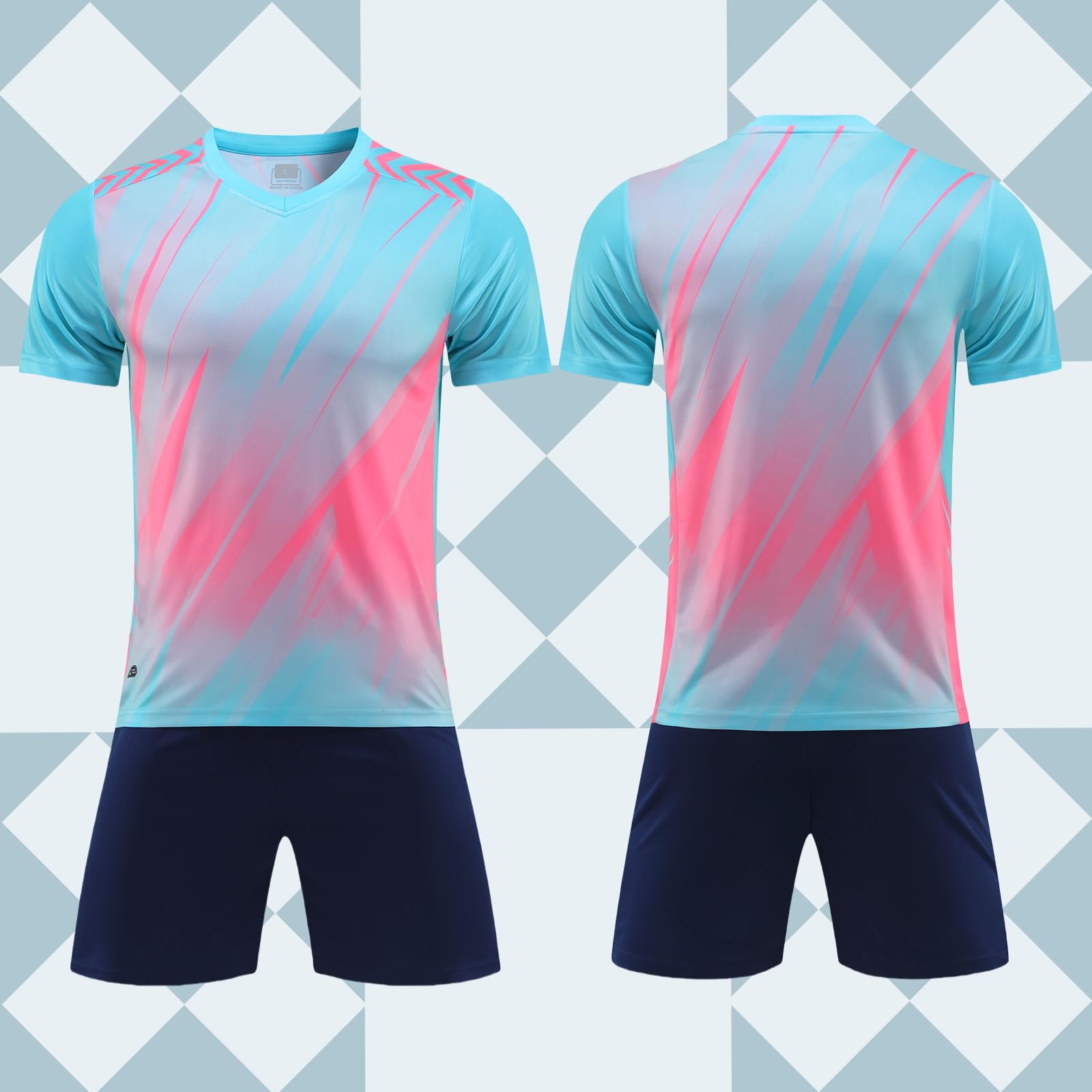 OPUTWDF Equipacion Futbol Niños Personalizada Camisetas Futbol Niño con Tu Nombre y Número Equipación
