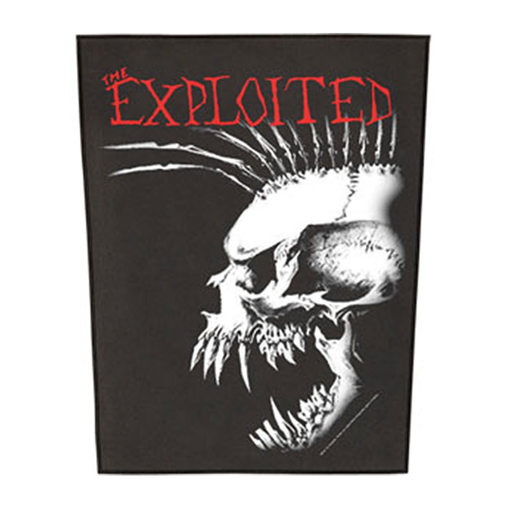 Exploited Multicoloured - Backpatch Bastard Skull (In 23,5 Cm X 20 Cm)
