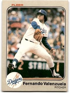 Baseball MLB 1983 Fleer #224 Fernando Valenzuela Dodgers