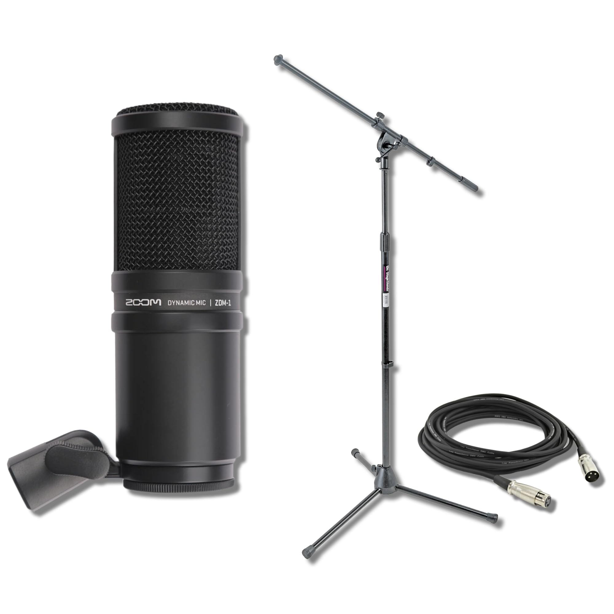 Amazon.com: Zoom ZDM-1 Dynamic Podcasting Microphone with On-Stage