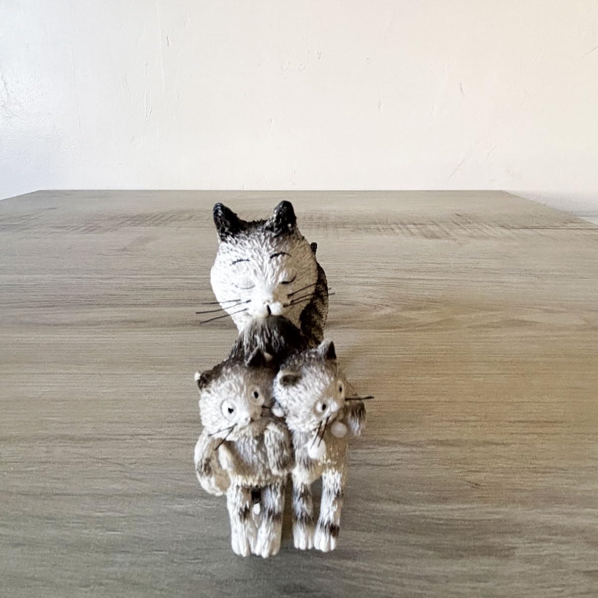 Dubout Le Trio Drie katten op een muur, sculptuur - Beelden en Beeldjes