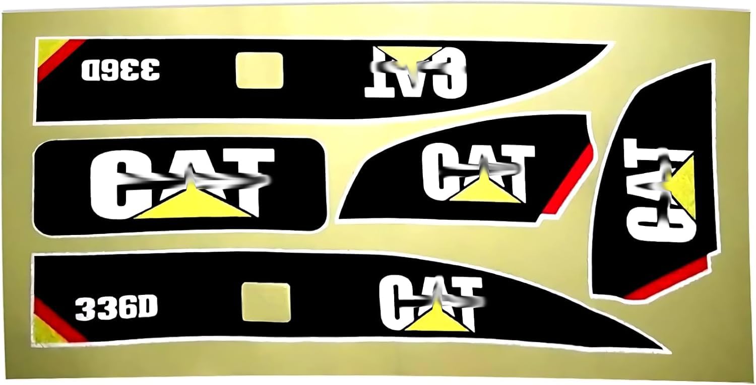 Sticker Set Channel RC Excavator Amewi 1:14 Decals for Huina 580 1580 TR-211m 23