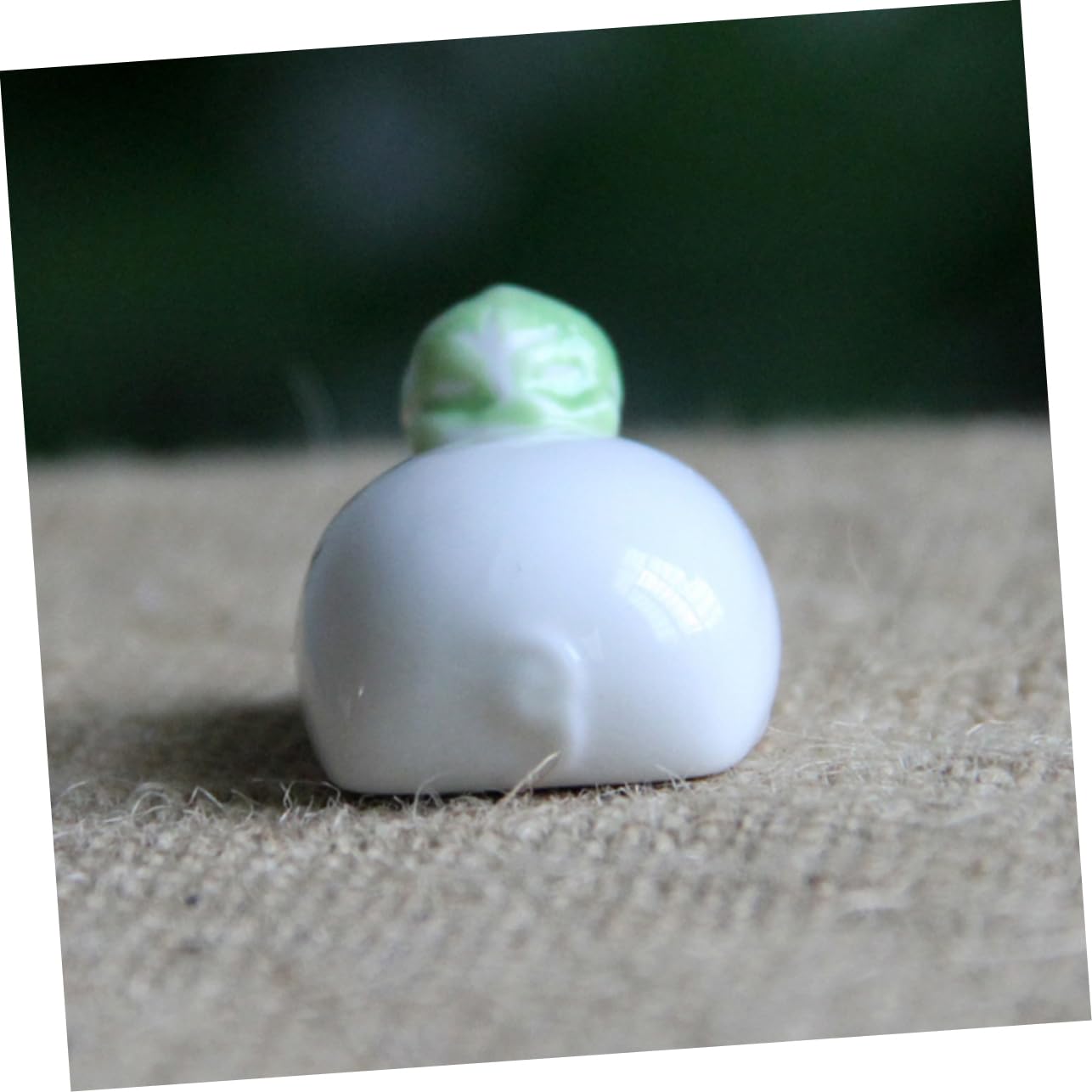 FUNOMOCYA 4pcs Ceramic Chopsticks Holder Chopstick Stand Chopsticks Rest Rack Chinese Chopstick Holder Chopstick Rest Rack Spoon Fork Holder Homedecor Cartoon Chopsticks Holder Cutlery Green