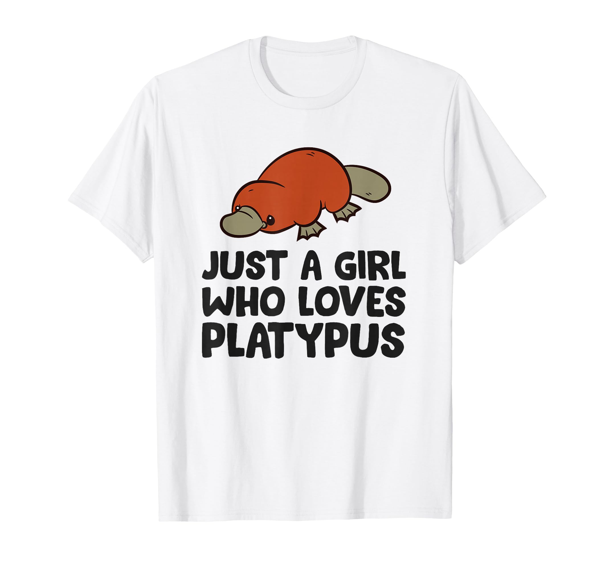 Platypus Lover Just a Girl Who Loves Platypus T-Shirt