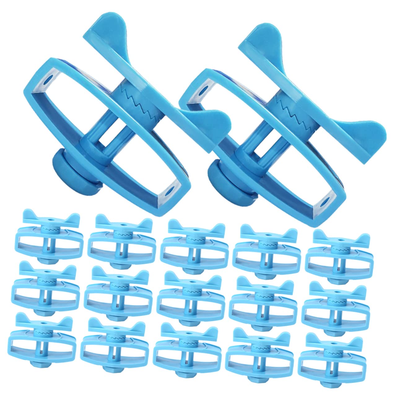 24 Pezzi Tendifilo per Recinzione in Plastica Blu, Isolatori per Recinzioni Elettriche, Accessori, Pratici e Resistenti per Filo Recinzione
