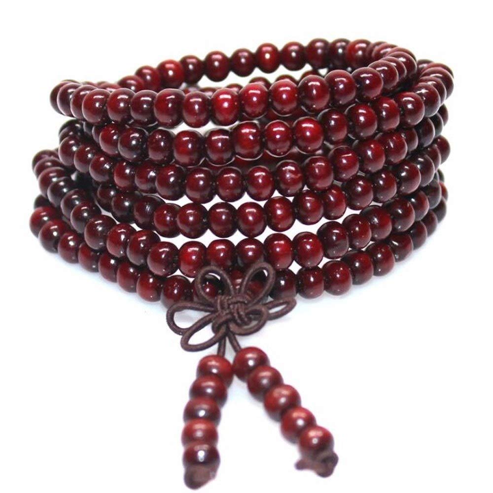 Fabula by OOMPH Jewellery Natural Wood Maroon Colour Buddha Meditation 108 Prayer Beads Mala Multi Layer Fashion Bracelet for Women & Girls (BIS1R1) (B07KWVXQP4) Amazon Price History, Amazon Price Tracker