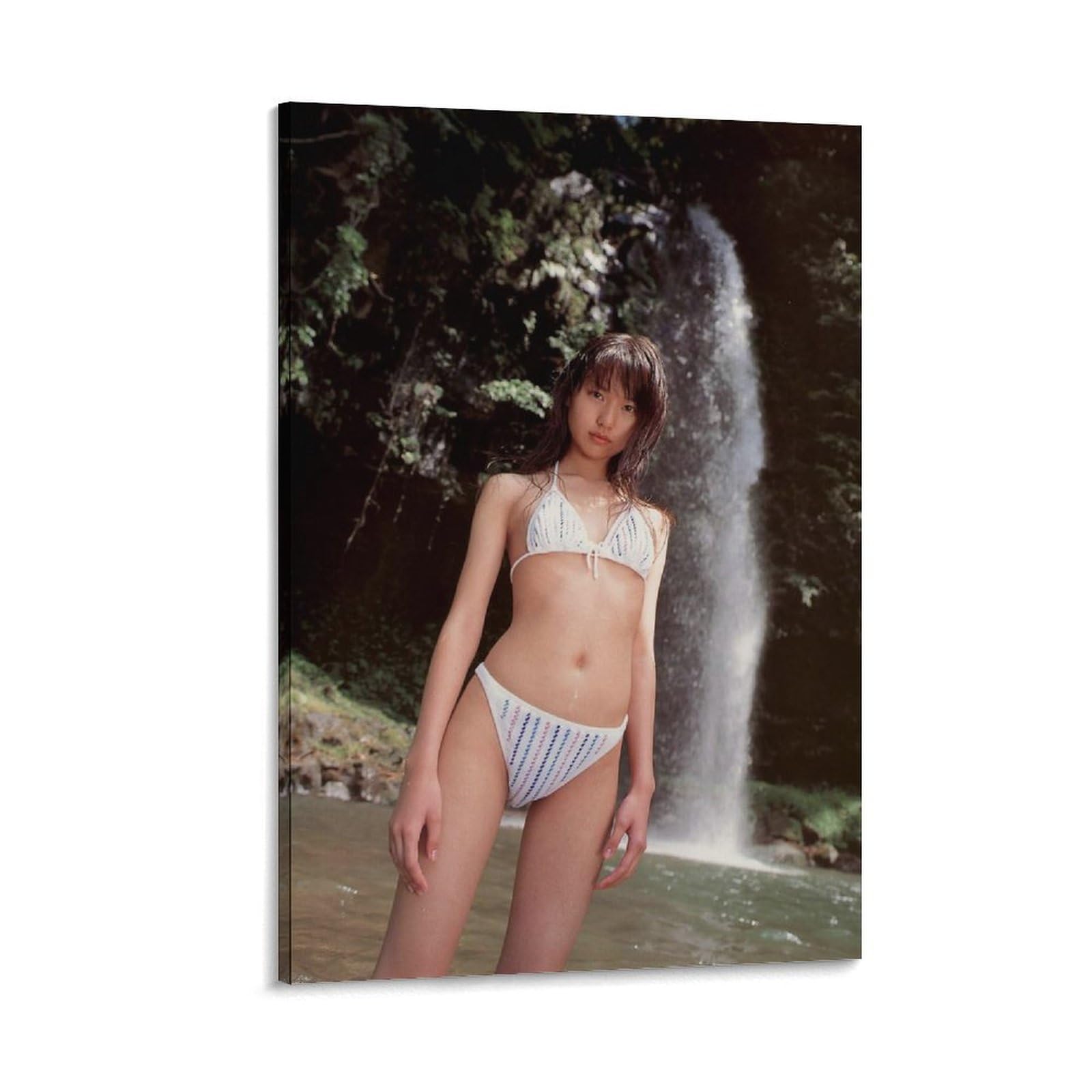 戸田恵梨香　水着 Amazon.co.jp: 戸田恵梨香水着写真ビキニかわいいセクシー キャンバス ポスター 印刷 壁アート 油彩画 モダン ホーム装飾 誕生日ギフト  すぐに掛けられます20x30inch(50x75cm)