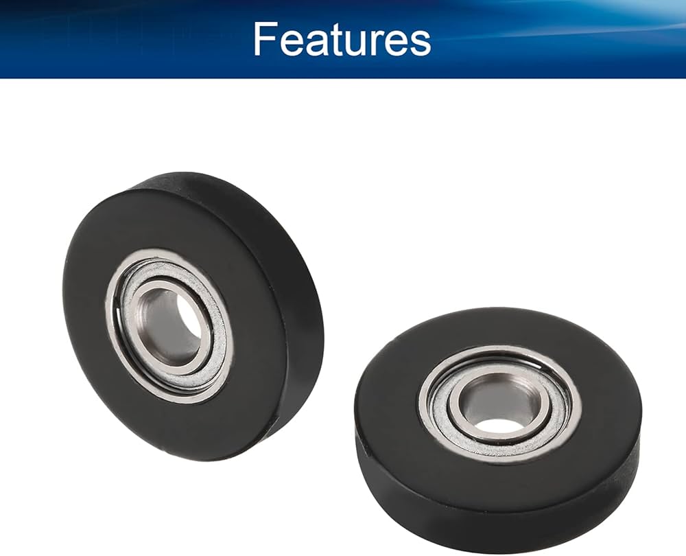 Amazon.co.jp: MroMax ベアリングプーリー グルーブホイール レール