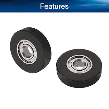 ベアリング プーリー ホイール,, 33個 外径90mm ケーブルマシン Profelinx 90mm プーリーホイールベアリング 溝付きエッジ 耐