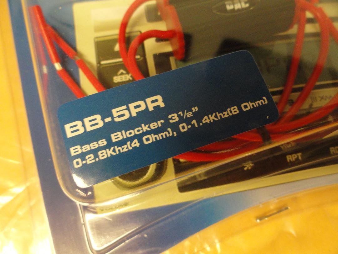 PAC BB5PR Bass Blockers for 3.5 3 1/2 Inch Speakers4Ohm or 8 Ohm BB-5PR