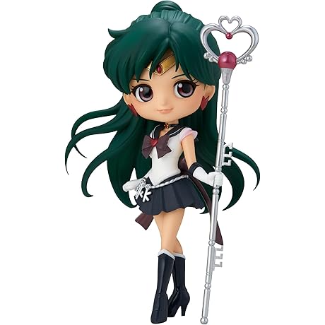 Banpresto The Movie [Sailor Moon Eternal] Q Posket-Super Sailor Pluto-(Ver.A), Multiple Colors (BP17310)