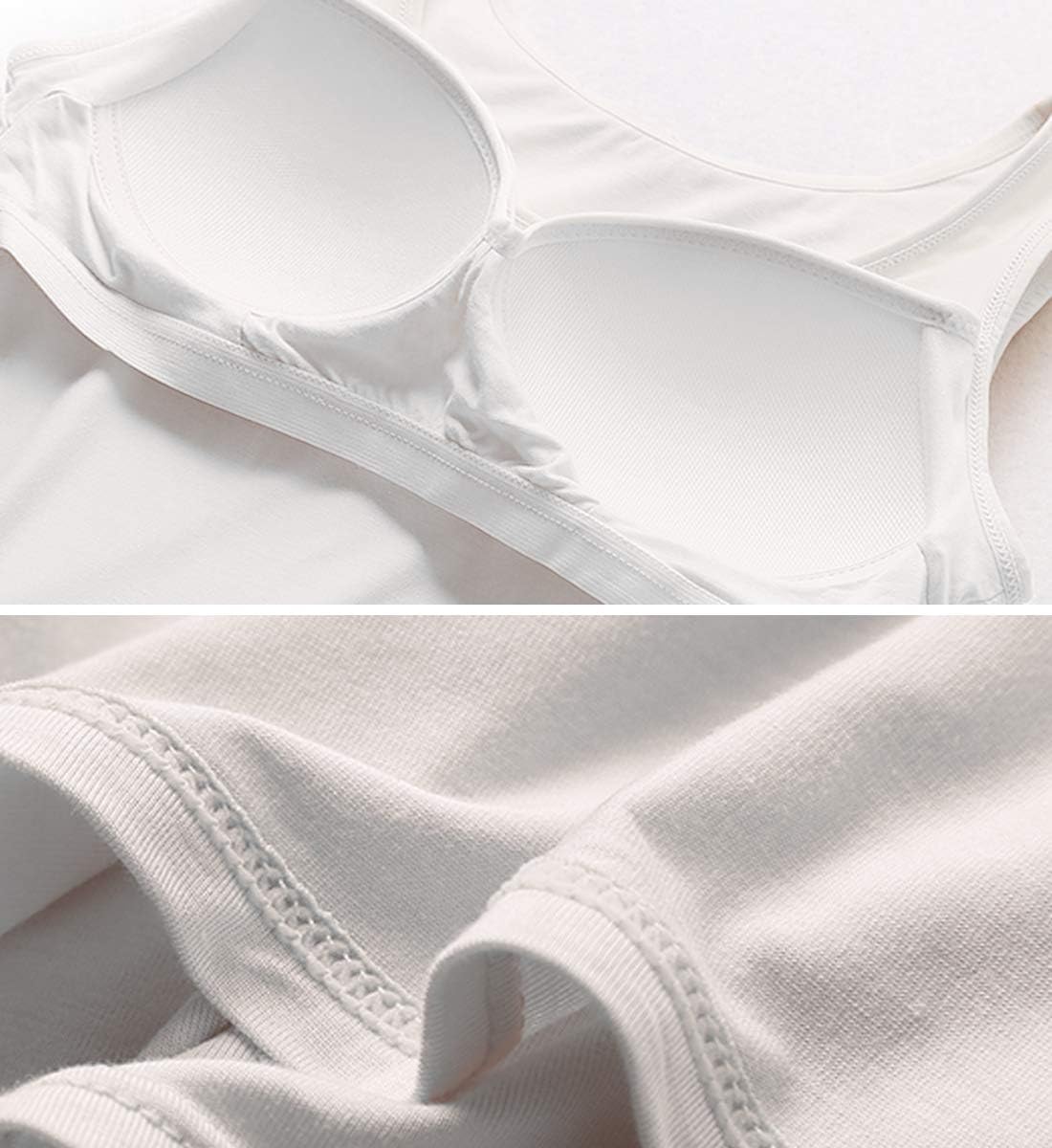 Camisoles for Women with Built in Bra,Basic Yoga Top Layering Tank Top Padded Bra Undershirt(S-3XL) - Image 4