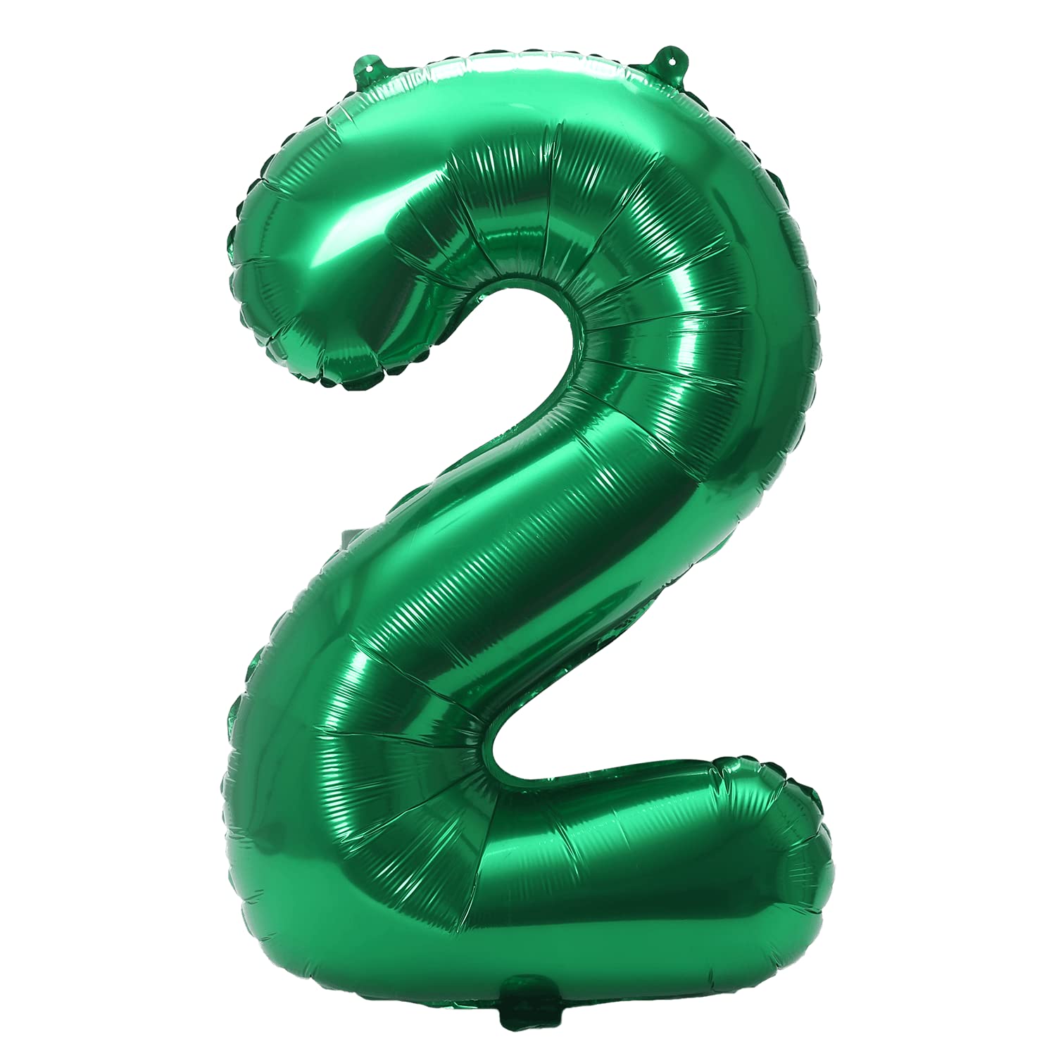 YPSelected 32 Inch Large Foil Helium Number Balloon Birthday Wedding Party 0-9 (Green, 2)