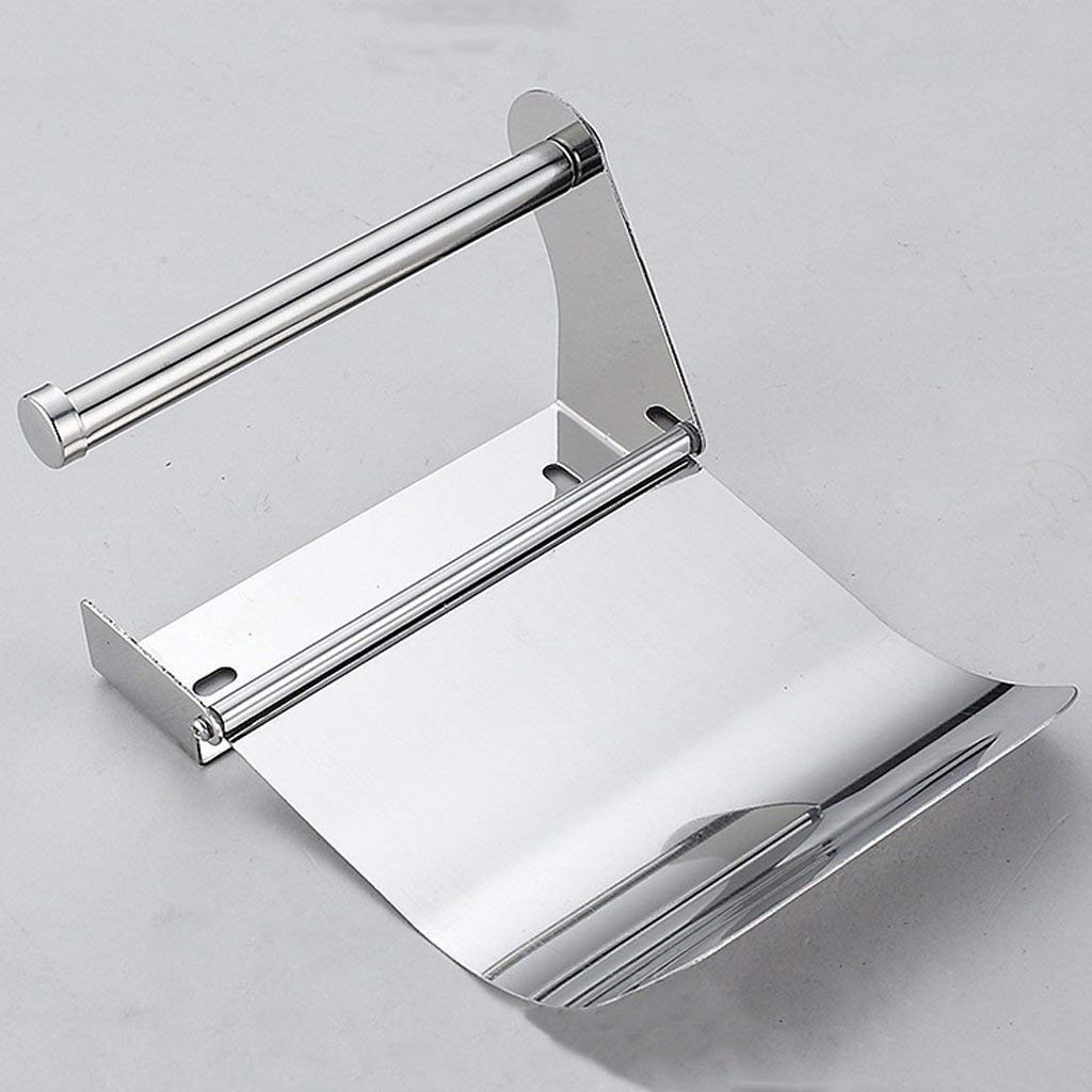 Imaashi Stainless Steel Toilet Paper Holder Anti-Rust Chrome Toilet Roll & Tissue Holder Bathroom Accessories Rack (1) 1