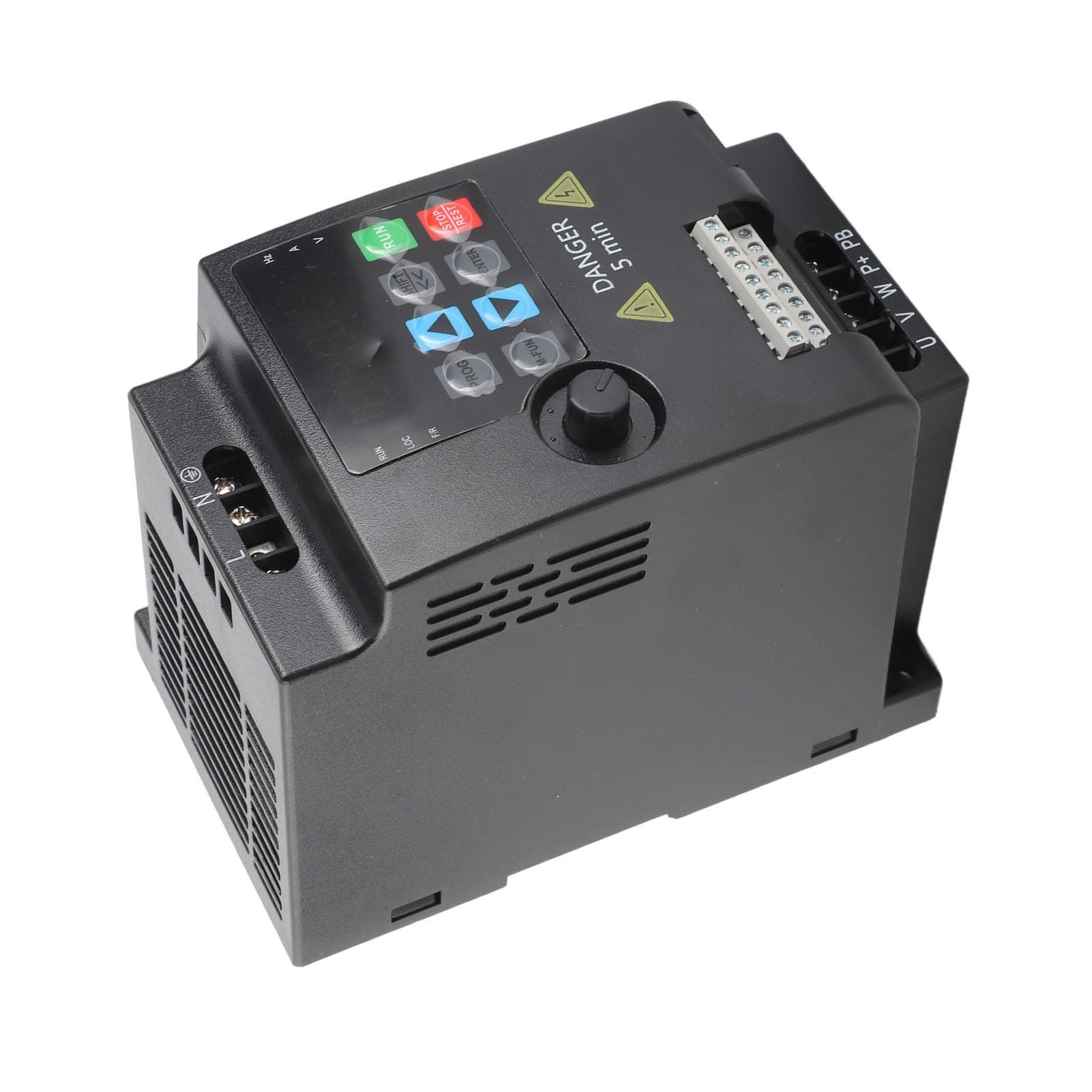 SKI780 Mini VFD 220 V / 380 V Inverter carico Convertitore di frequenza variabile Inverter monofase/trifase CA per motore trifase 0,75/1,5/2,2 kW (220VAC 0.75kW)