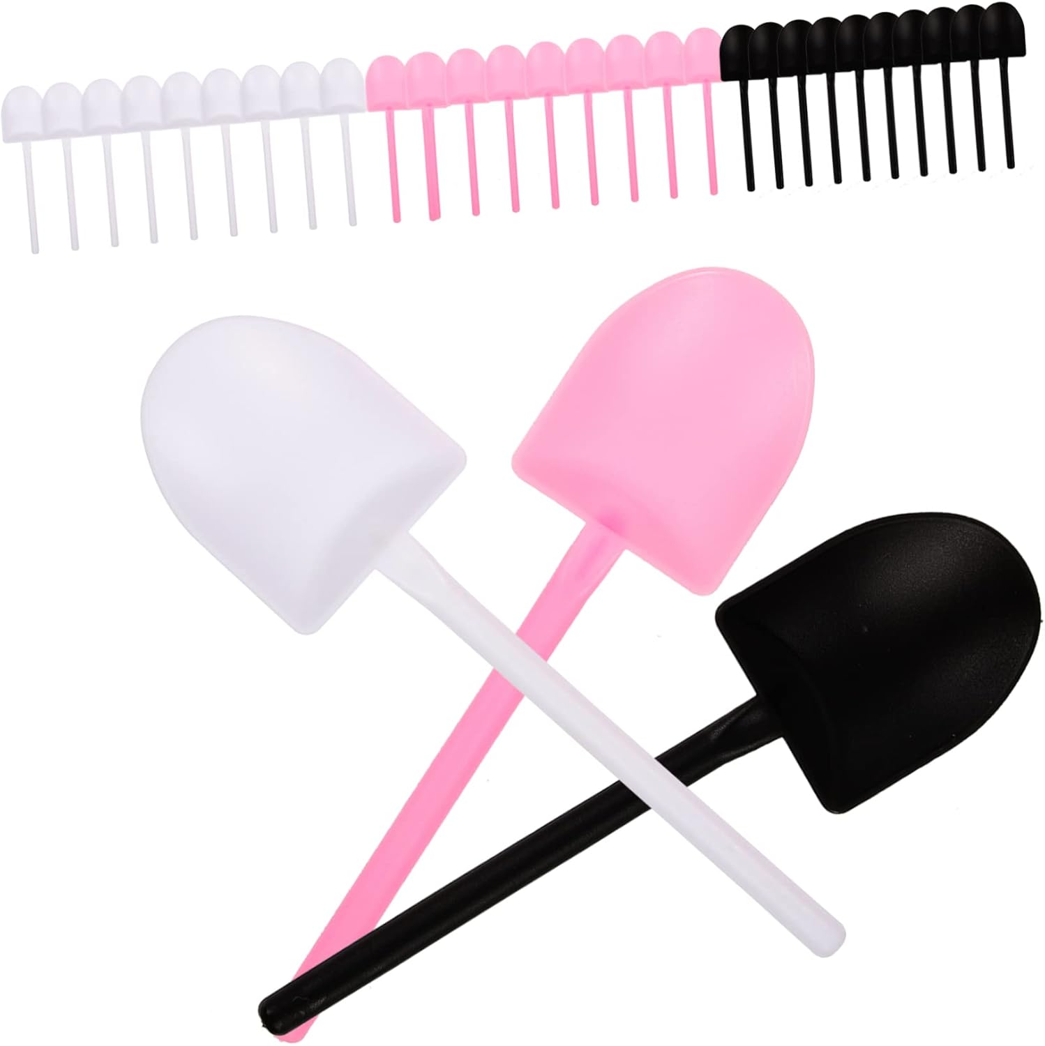 DOITOOL 150pcs Miniature Shovel Ornament Decorative Flower Pot Tool for Bonsai and Gardens Stylish Shovels for Landscape Decor