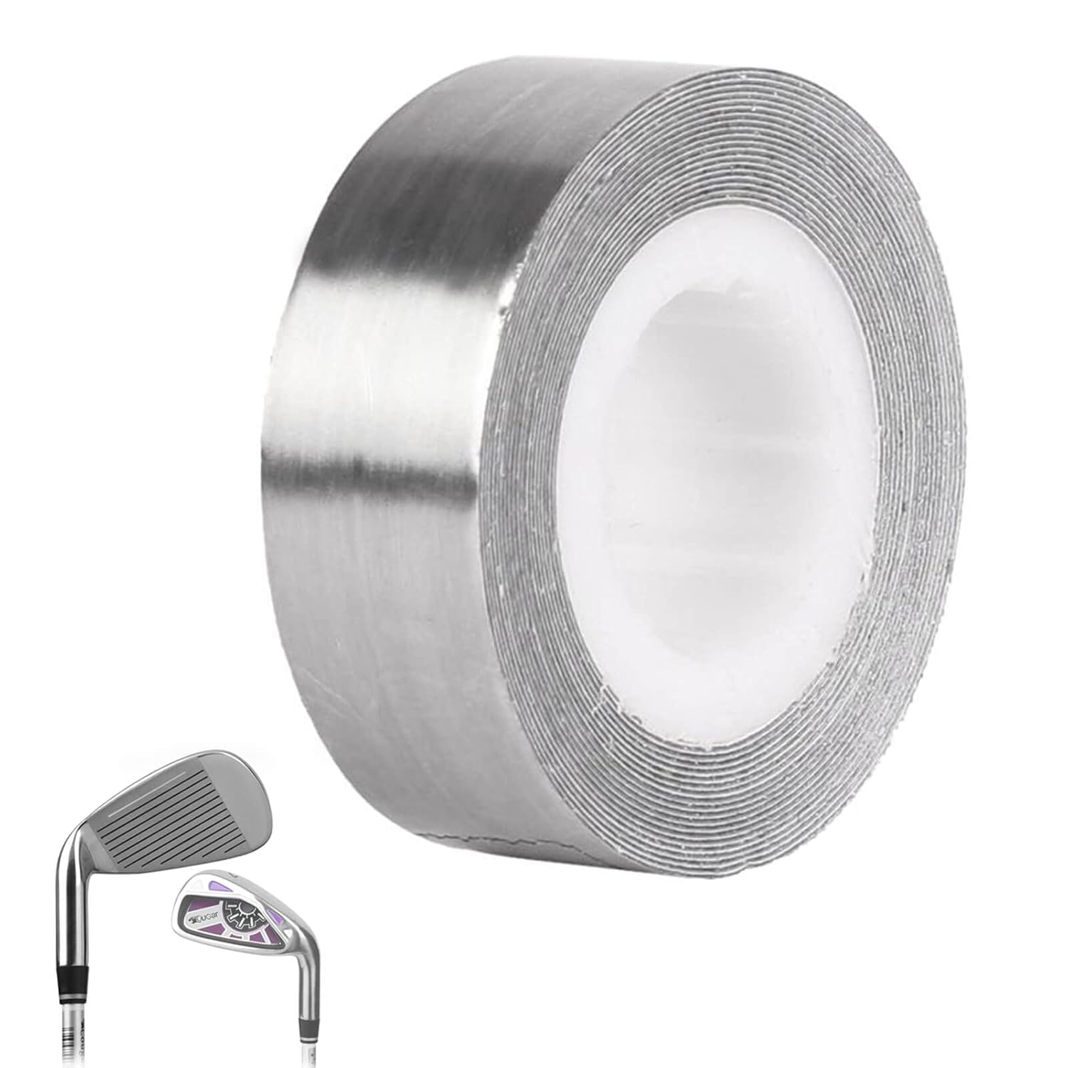 Golf Lead Tape,Cuttable Rolls of Adhesive Lead Tape Strips, high Density Weight Tape for Golf Clubs to add Weight to Your Swing Tennis Racket Irons putters（1 roll,0.5 gram per inch） (30 Grams)
