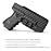 Glock 19 Holster, Carbon Fiber Kydex Holster IWB for Glock 19 19X 23 25 32 45 (Gen 3 4 5) PistolInside Waistband Concealed CarryAdj. Cant RetentionCover Mag-ButtonPOLE.CRAFT (Black, Left Hand)