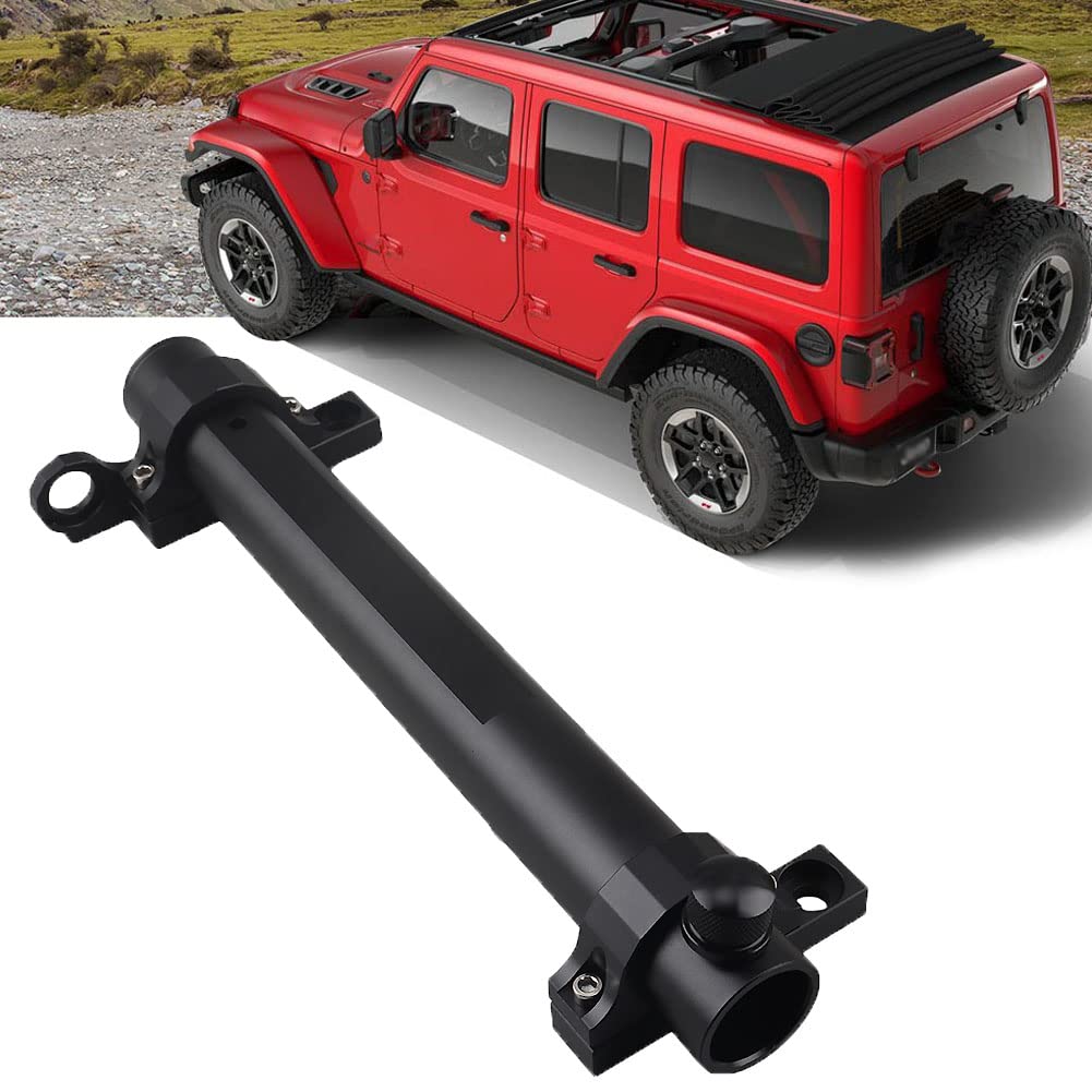 Zertylre Flag Mount Compatible with Jeep JK JL- Flagpole Holder with CB Antenna Mounting Bracket Multi-Function Tail Gate Flag Pole Holder Antenna Base Kit for JL JK
