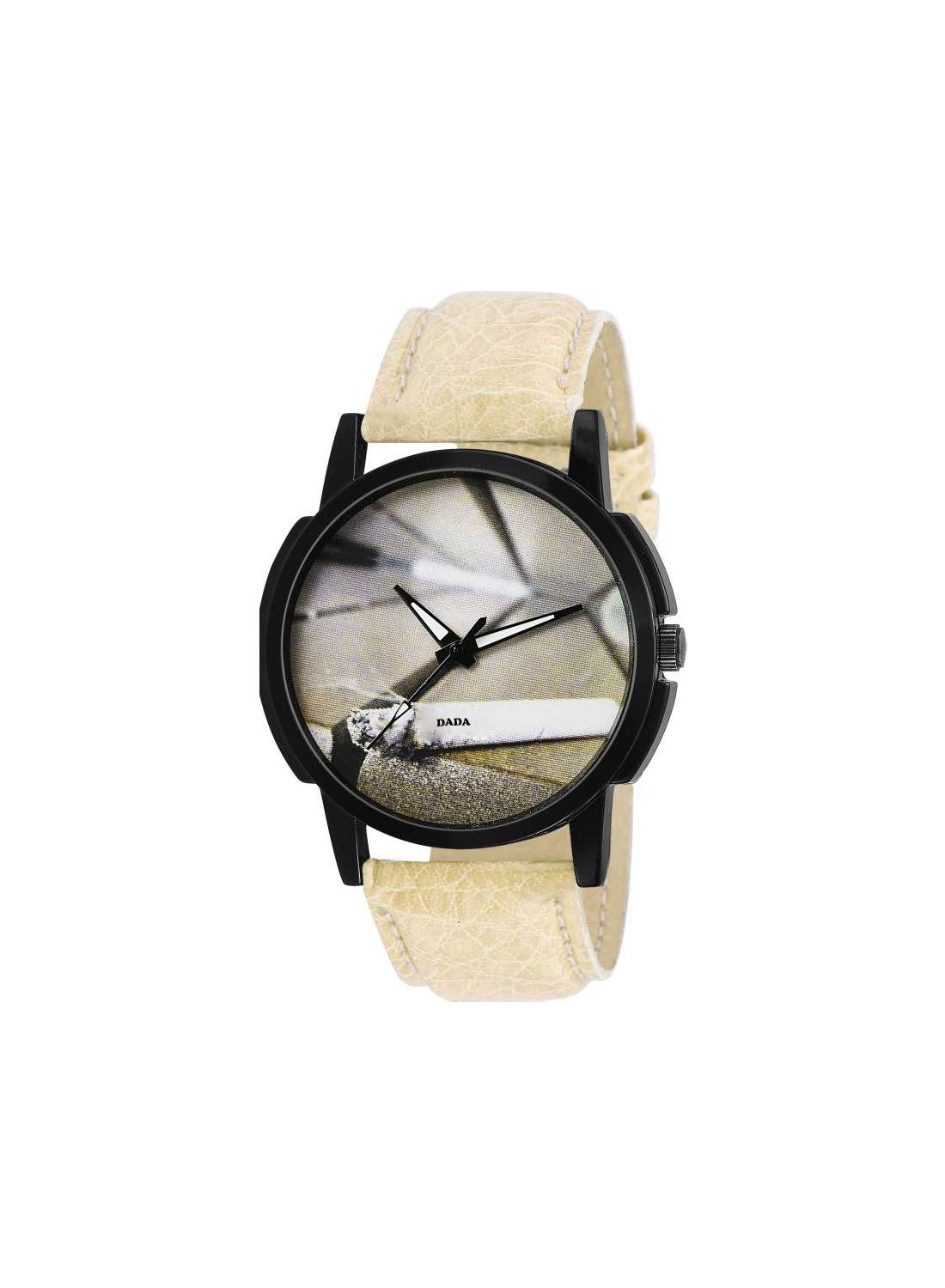 HORCHIS Mens Yellow Black, Leather Watch (B08BG3782F) Amazon Price History, Amazon Price Tracker