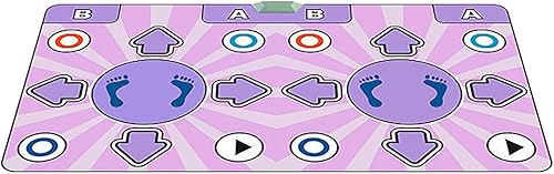 Miniatura 6 de Alfombrillas de baile, TV y computadora, de doble usuario, USB, electrónica, música, 100 música integrada, 68 juegos sensoriales, control remoto de