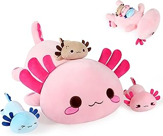 Onsoyours Axolotl Plush Family with Babies