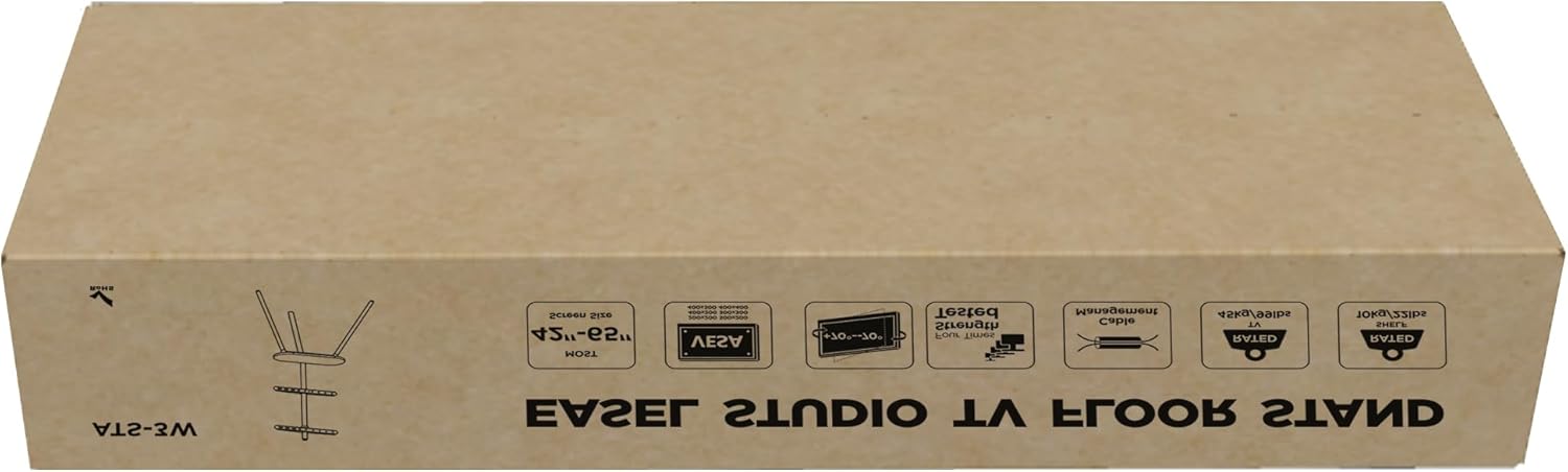 PUTORSEN Easel TV Tripod Stand for 42 43 to 65 Inch LED LCD Screens, Height Adjustment TV Floor Stand with TV Shelf and Solid Wood Base, Swivel, Max VESA 400x400mm, Max Load 99lbs, White 13 61UFuEh ZGL. AC SL1500