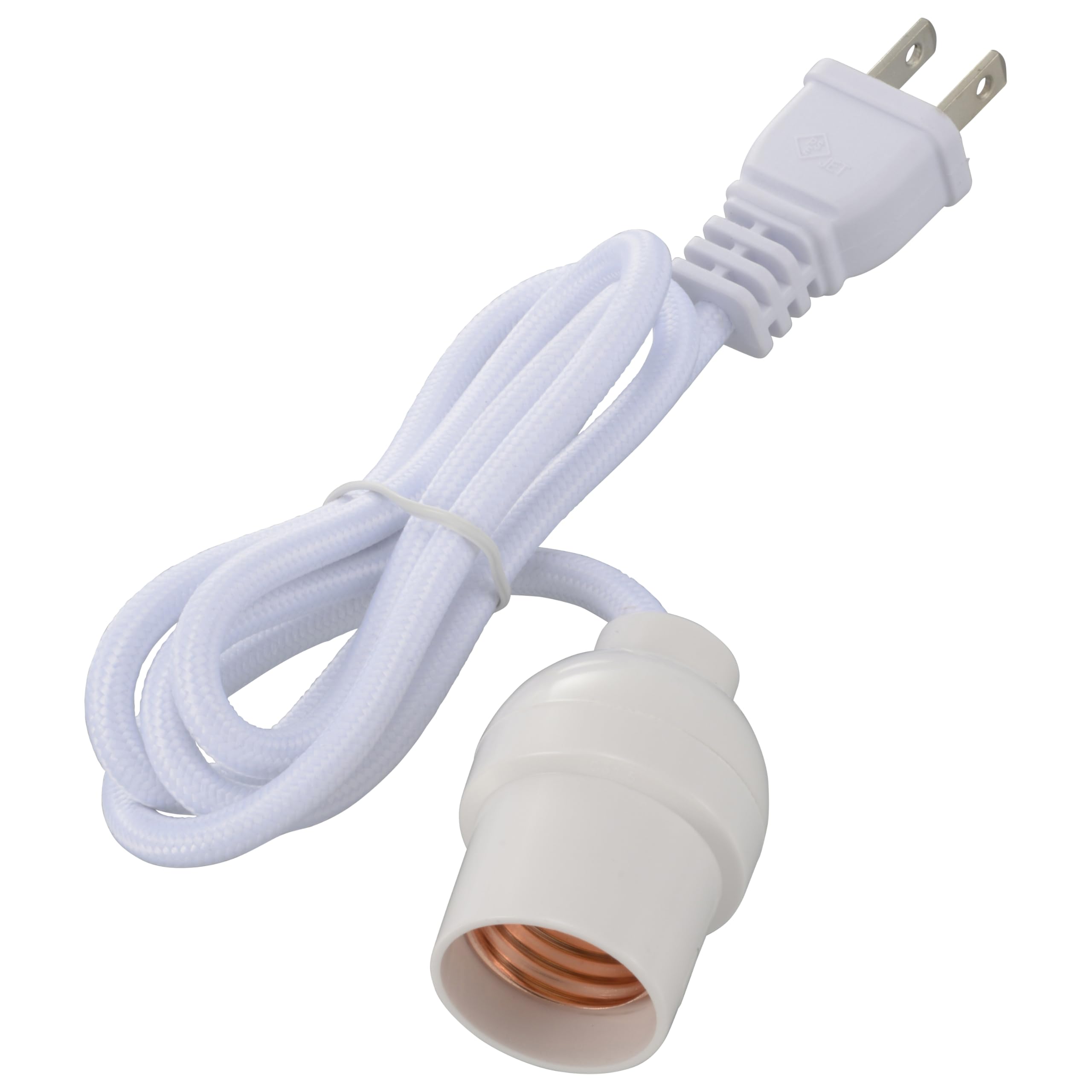 Amazon.co.jp: オーム(OHM) コード付ソケット コンセント E26用 白