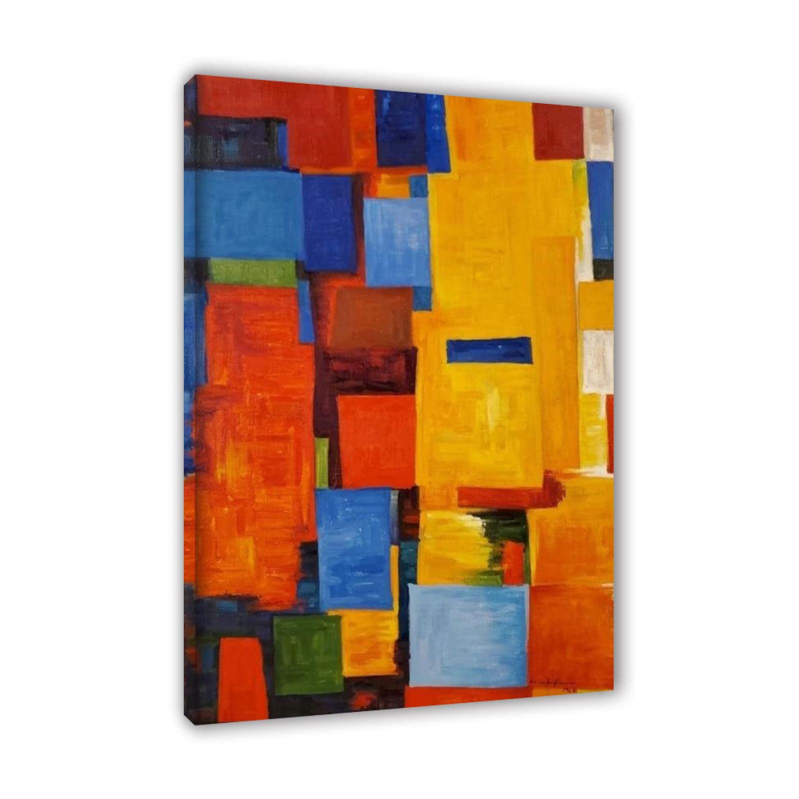 Amazon.co.jp: ハンス・ホフマン現代抽象画ウォールアート（色