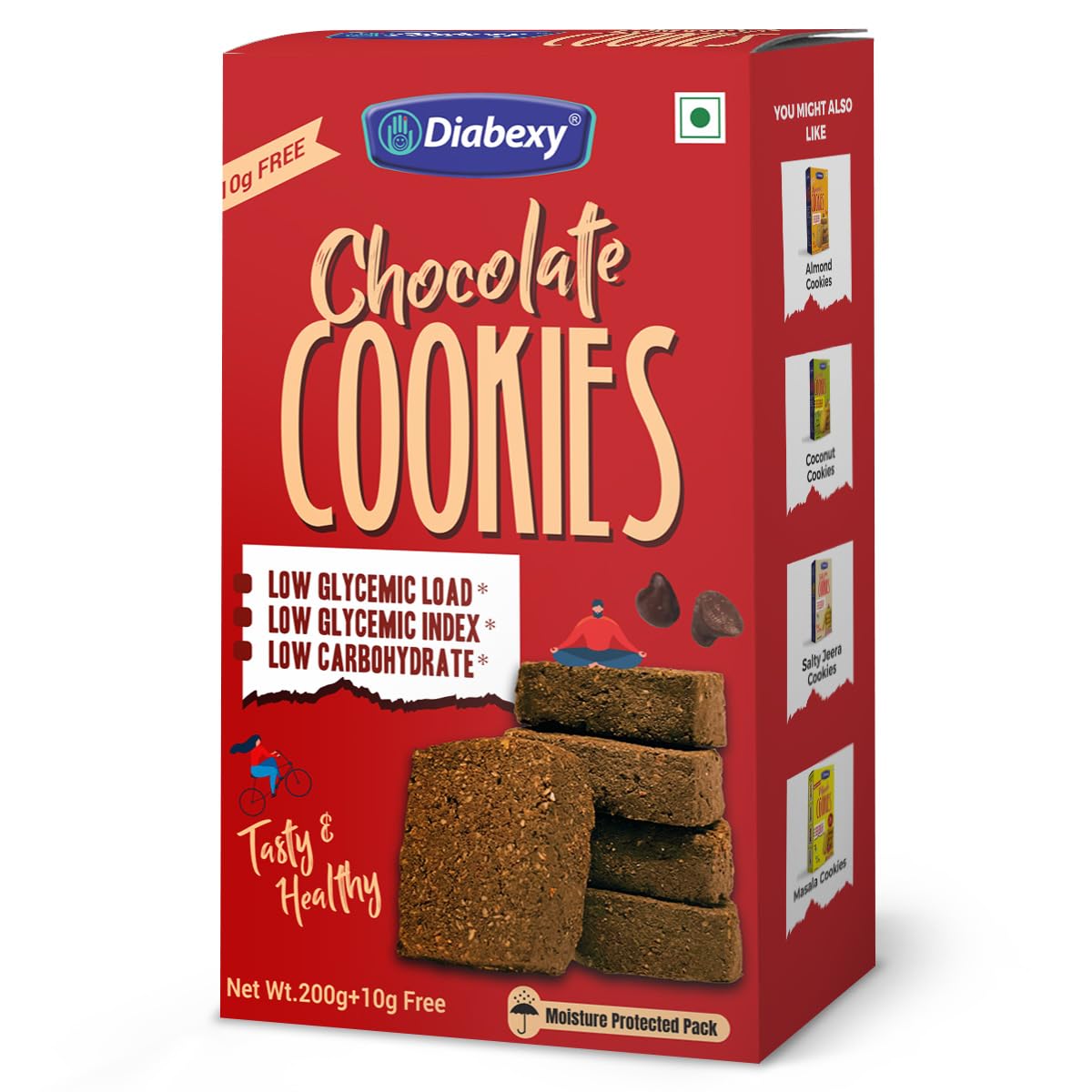 Diabexy Chocolate Cookies Sugar Control for Diabetes - 200 gm