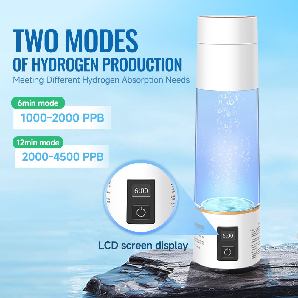 Amazon | マイクロナノ水素水ボトル - 水素リッチウォーターボトル