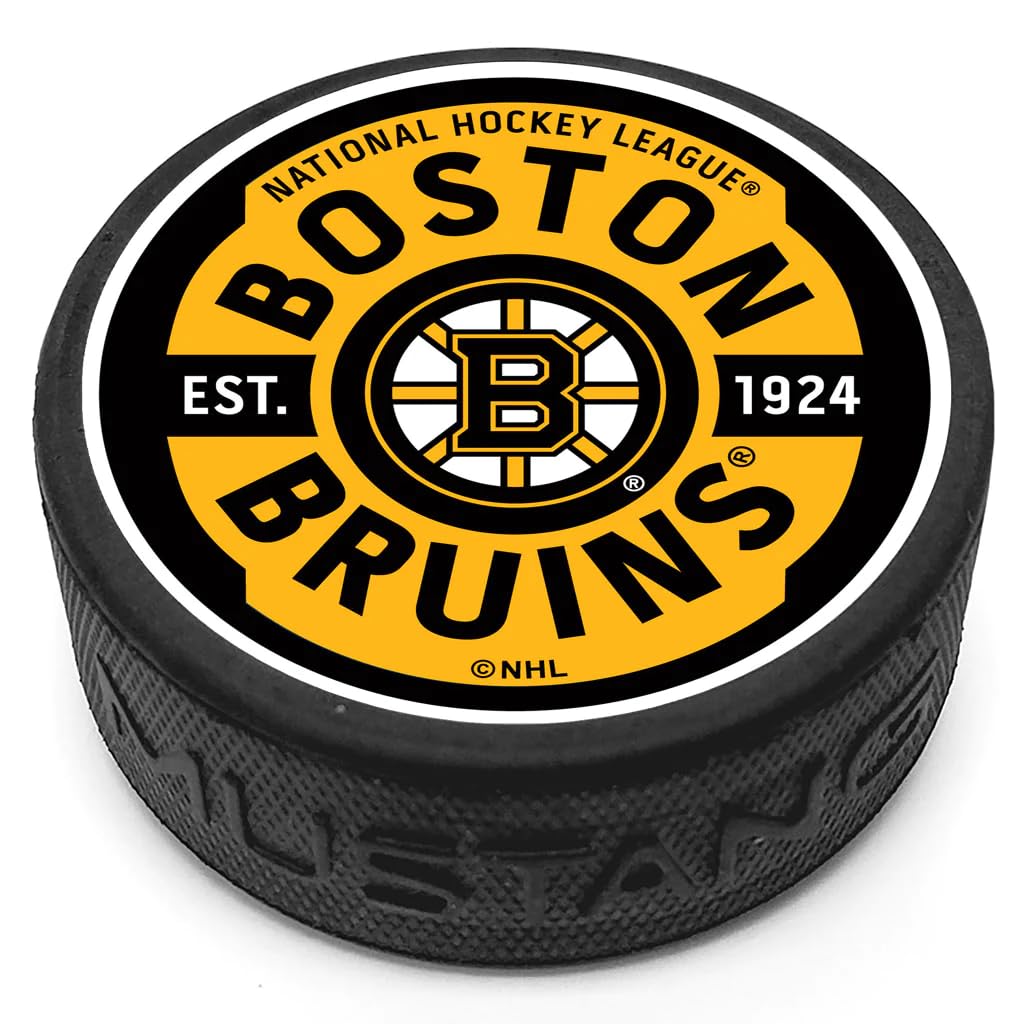 Sports Decor Boston Bruins Gear Textured Puck