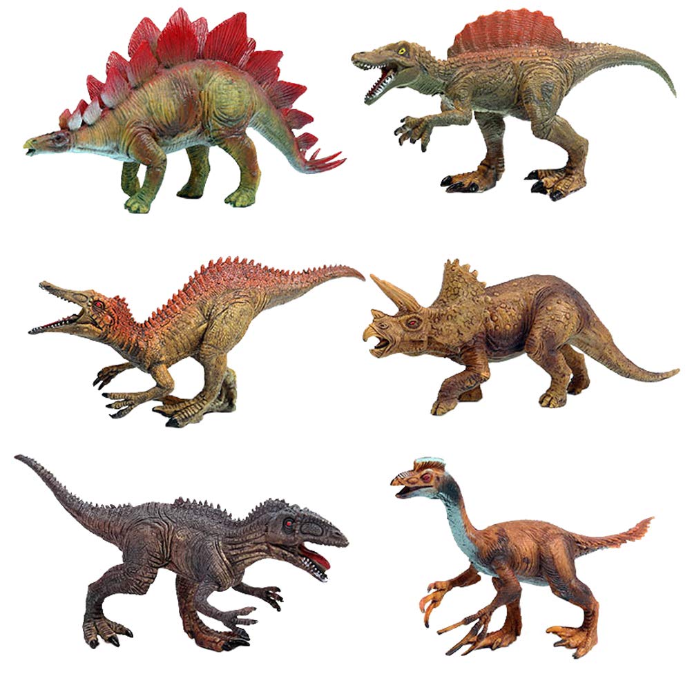 Buy JOKFEICE Dinosaur Toy 6pcs Plastic Realistic Dinosaur Figures