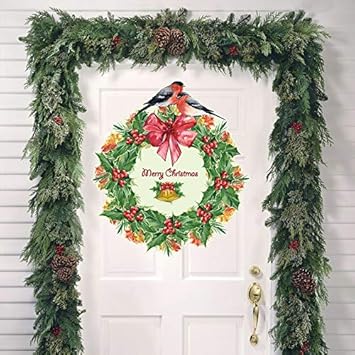 Amazon Co Jp メリークリスマスリースウォールステッカーガラス窓の背景家の装飾アートデカール家の装飾のための壁紙ドアステッカー Diy 工具 ガーデン Amazon Co Jp メリークリスマスリースウォールステッカーガラス窓の背景家の装飾アートデカール家の装飾のための壁紙ドアステッカー Diy 工具 ガーデン