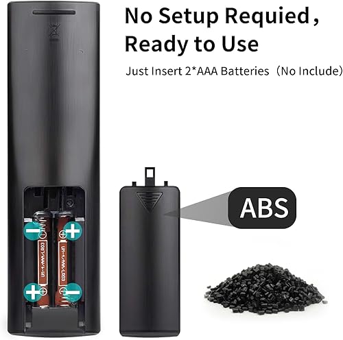 Miniatura 6 de Paquete de 2 + 2 unidades, control remoto de repuesto, sin configuración, compatible con LG TV remoto con funda protectora de silicona suave