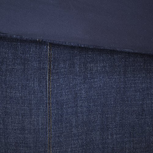 Woolrich WR10-2193 Rustic Lodge Cabin Comforter Set - All Season Down Alternative Warm Bedding Layer And Matching Shams, Oversized Queen, Perry, Denim Blue thumb #7