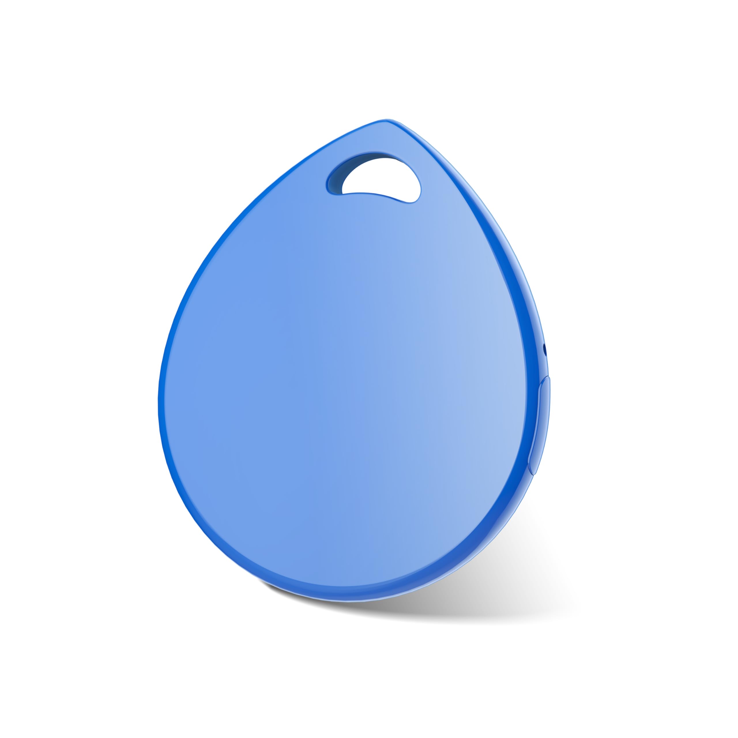 QCOQ® Air Tags 4 Pezzi ​Blu, Smart Tracker Bluetooth Compatibile con Apple Dov’è App (solo iOS), Localizzatore Chiavi fino a 100dB con Batteria Sostituibile per Chiavi/Bagagli/Valigie/Portafogli
