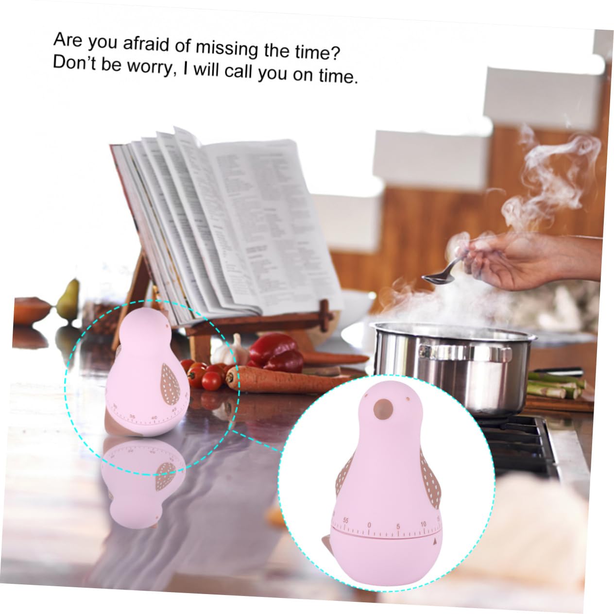 Amosfun 3 STK Digitale Zeitschaltuhr Für Kinder Wecker Kinder Wecker Digital Wecker Aufziehen Backtimer Küchenwecker Küche Timer koch-Timer Countdown-Timer Handbuch