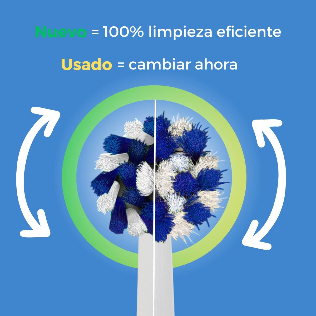 Mobiclinic, Cepillo de dientes eléctrico, Cd-01, Marca española, Recargable, Limpieza en profundidad, Higiene bucal, Forma ergonómica, Impermeable, 2 cabezales repuesto