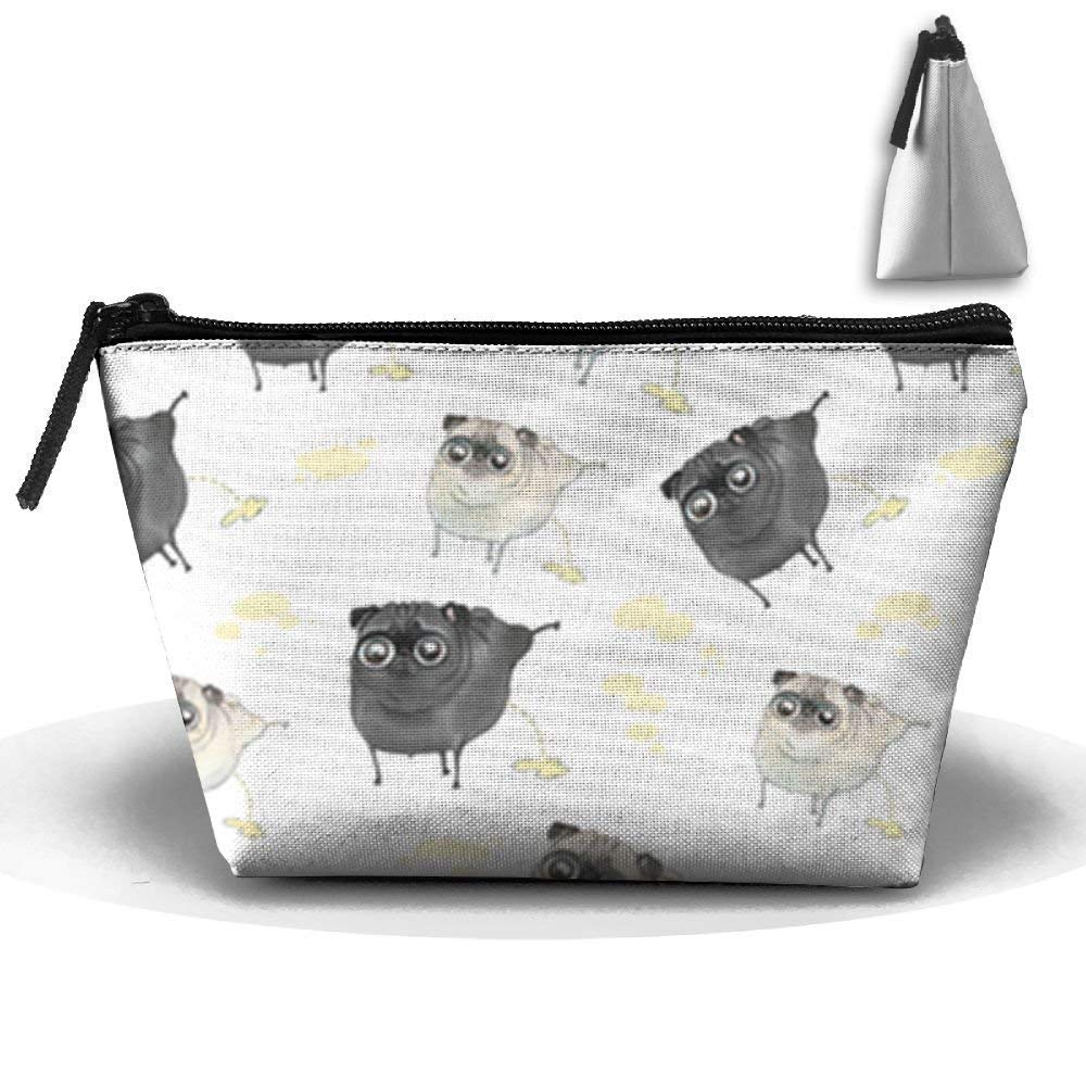 Christmas Candy Trapezoidal Storage Bag Double Print Handbag Zipper Package Coin Purse Cosmetic Pouch Wallet Pencil Holder Zipper Coin Purses