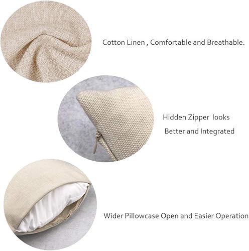 Miniatura 5 de Xihomeli Juego de 2 fundas de cojín con texto en inglés "I Love Us Quote Words" en blanco y negro con texto en inglés Sweet Saying Cotton Lin de 12