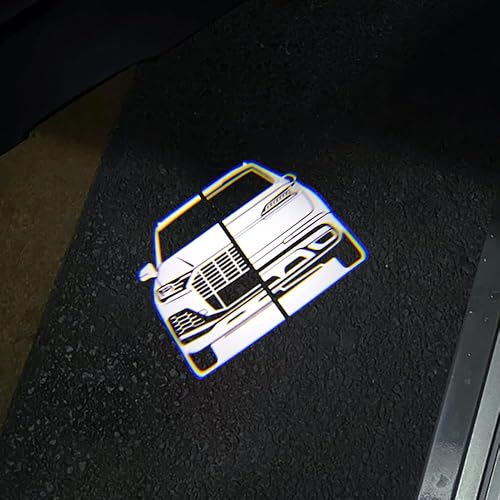 Miniatura 2 de uunonaha Luces de logotipo de alta definición para puerta de automóvil, proyector LED, luz de sombra de puerta, luz de bienvenida, emblema láser,