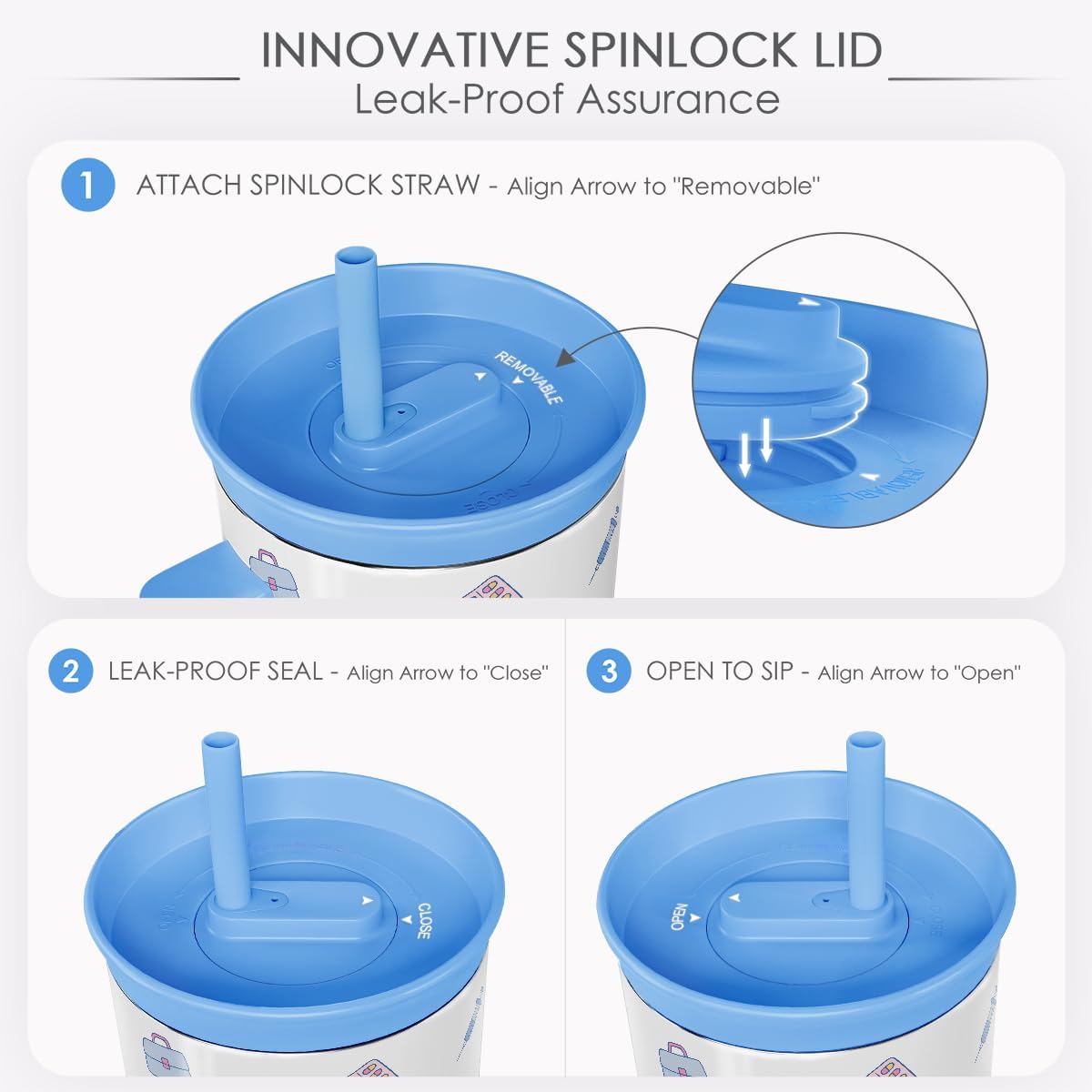 SANDJEST Nurse Stainless Steel Locking Lid Silicone Straw Tumbler with Handle 40oz, Insulated Stainless Steel Travel Cup for Women Girls Friends, Gift Idea for Birthday Christmas Nurse Week